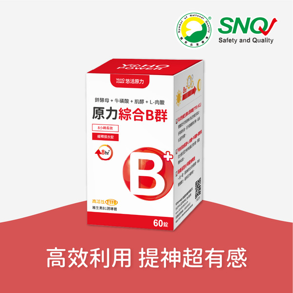 綜合維生素B群 緩釋膜衣錠（60粒/瓶）