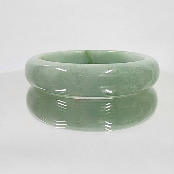 中国 玉石翡翠玉彫刻 玉器 環 装飾品 N 4171-