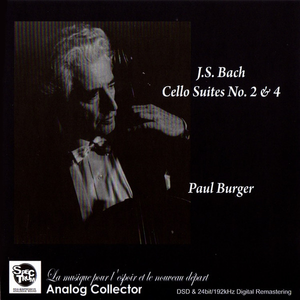 Cello Suites No.2  Paul Burger (Cello) 巴哈:  第二與第四號無伴奏大提琴組曲/ 保羅．柏格(大提琴) (CD) 博樂伯樂Expo Music