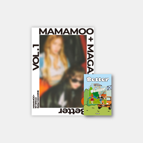 預購] [MAMAMOO+] ALL PACKAGE ver.1[雜誌+徽章]套組(BIZENT預購特典 