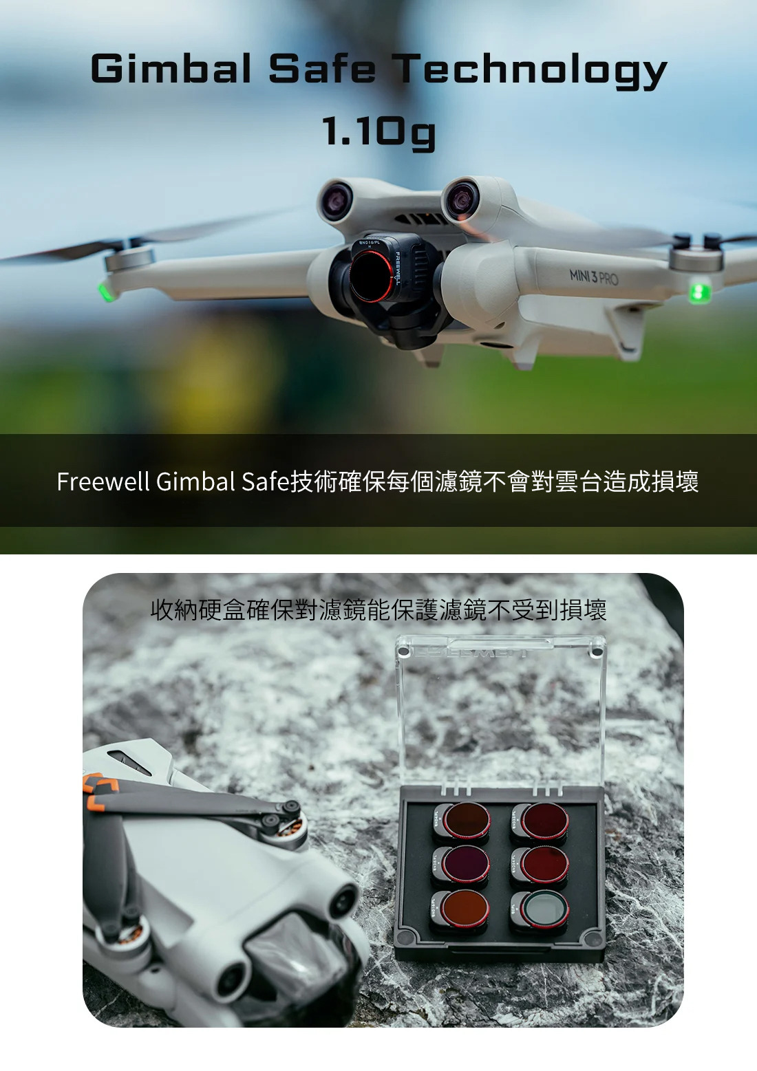 Freewell Mini 3 Pro 專業濾鏡系列ND-PL 6入組懷爸瘋科技