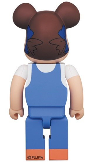 BE@RBRICK 庫柏力克熊 ペコちゃん The overalls girl 100％ ＆ 400％ 不二家 工裝奶妹