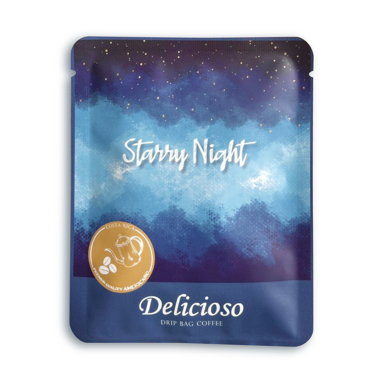 好咖系列-星空-StarryNight-德里斯-Delicioso-濾掛式咖啡12g-大容量-品味好時光