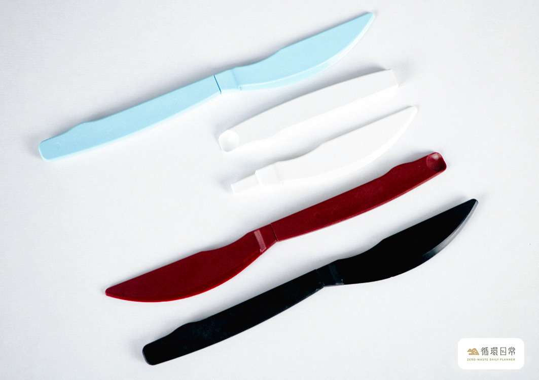 S+ Cutlery 平面強化餐刀，多款絕美色系流星黑、高雅白、天空藍、紫檀紅