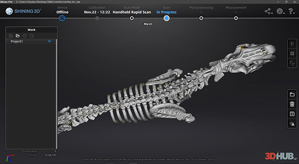 3D掃描史前野獸文物，歷史藝術與科學的融合