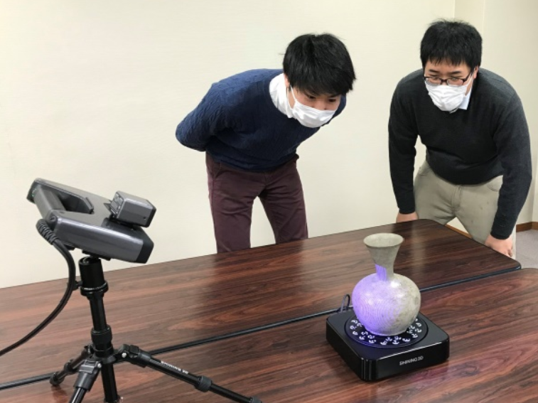 日本猿投窯-3D掃描古代陶磁器