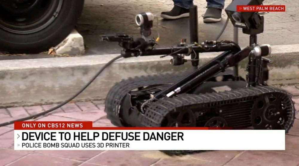 美國炸彈小隊採用新3D列印技術