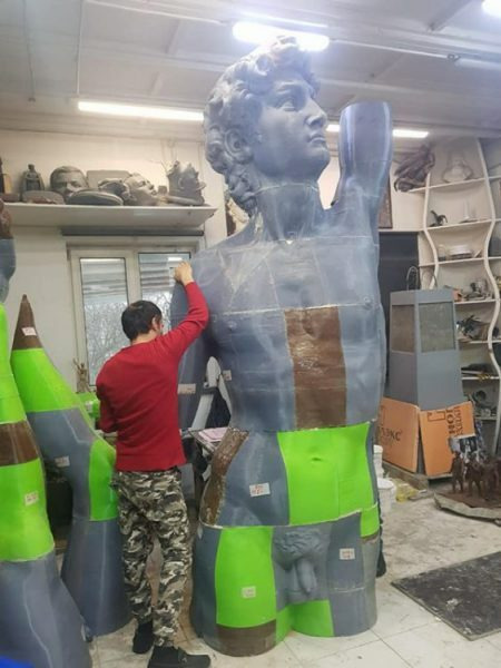 藝術家使用Raise3D列印重塑大衛雕塑像