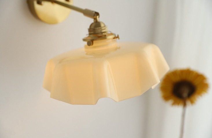 奶油壁燈日式復古燈具