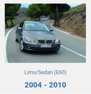 BMW5系 Limo/Sedan(E60) 2004-2010